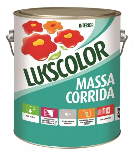 Imagem do produto Lukscolor Massa Corrida PVA Premium 3,6 Litros