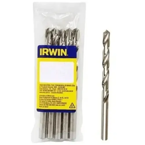 Imagem do produto Irwin Broca para Metal Aço Rápido HSS 21/64 Pol 8,34mm