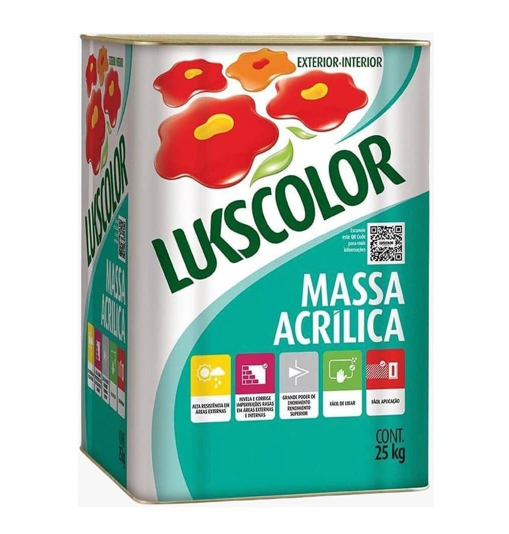 Imagem do produto Lukscolor Massa Acrílica Premium 25kg