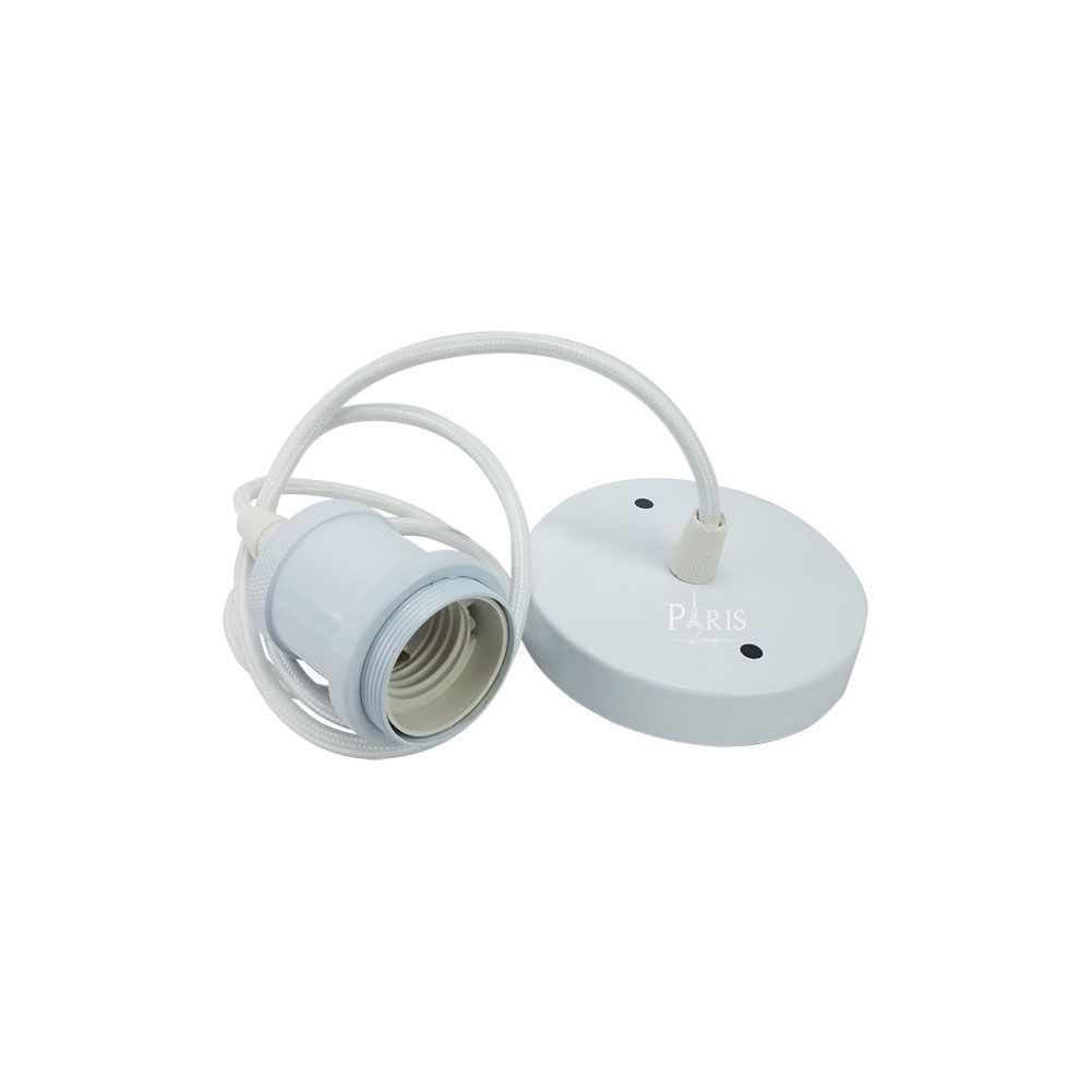 Imagem do produto Delis Pendente Cordão Cone Branco